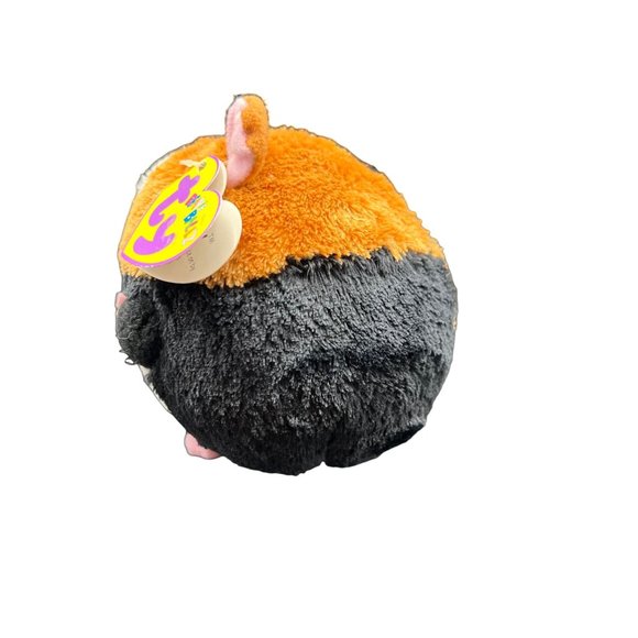 TY Beanie Ballz Collection Speedy Guinea Pig Hamster Stuffed Animal Plush Calico - Picture 6 of 10